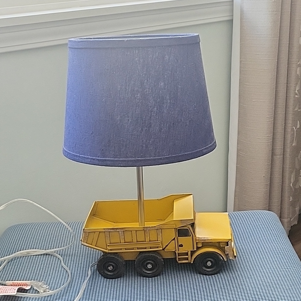 Pottery Barn Kids' Dump Truck Lamp